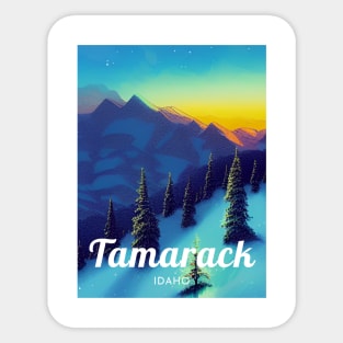 Tamarack Idaho United States Ski Sticker